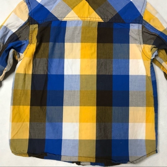 Rocawear Classic Long Sleeve Button Down Buffalo Plaid Dress Shirt Toddler 3T - Picture 9 of 12